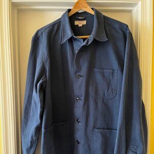 Men's Blue Shirt Jacket